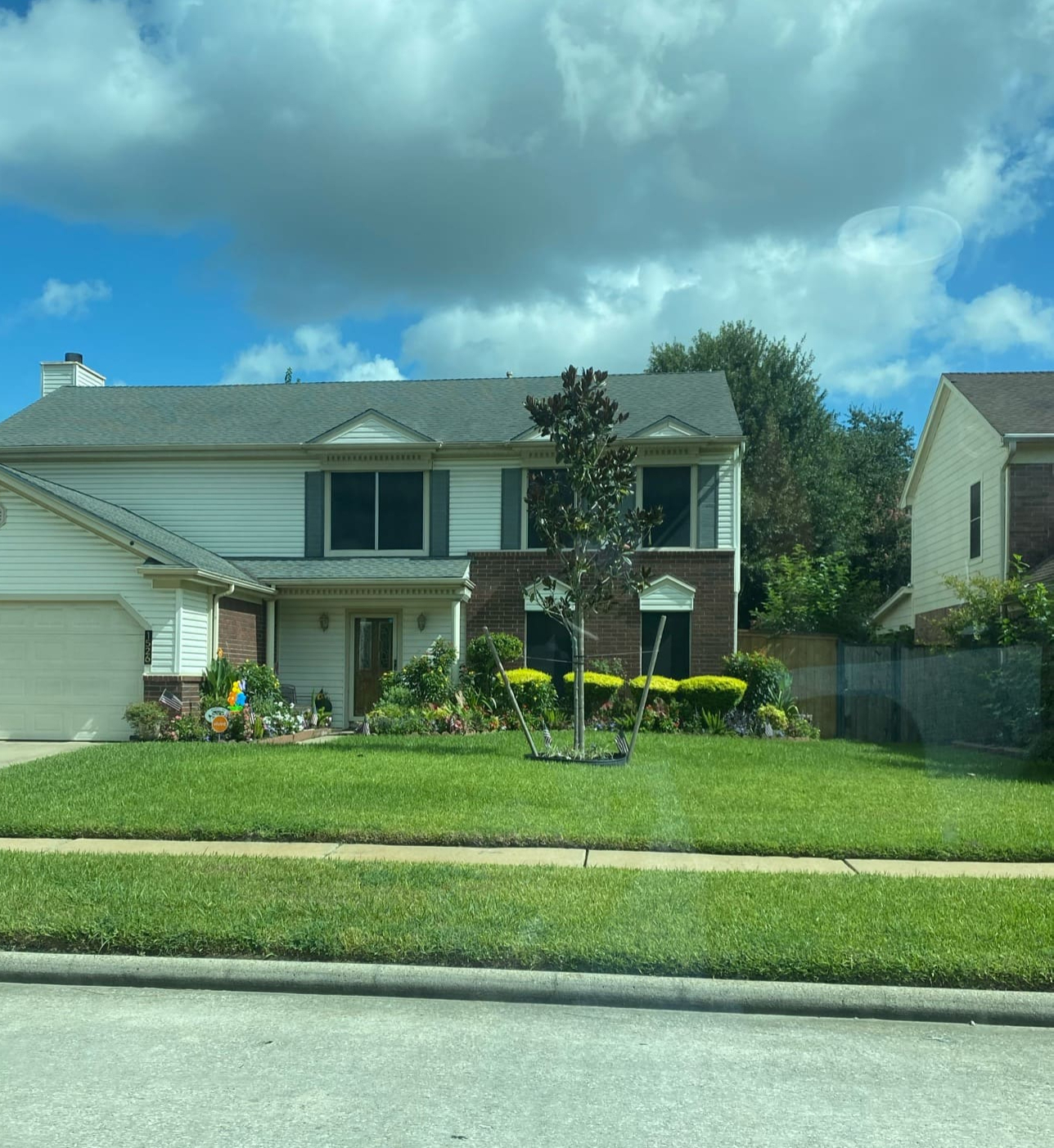 Lawn maintenance project by All Pro Landscape