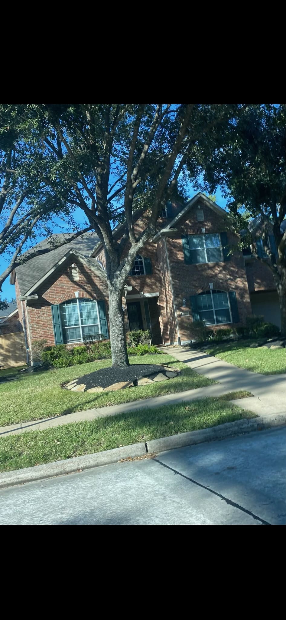 Mulching and lawn maintenance project by All Pro Landscape